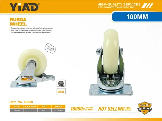 TOČKIĆ FIKSNI S KOČNICOM 100MM 52900