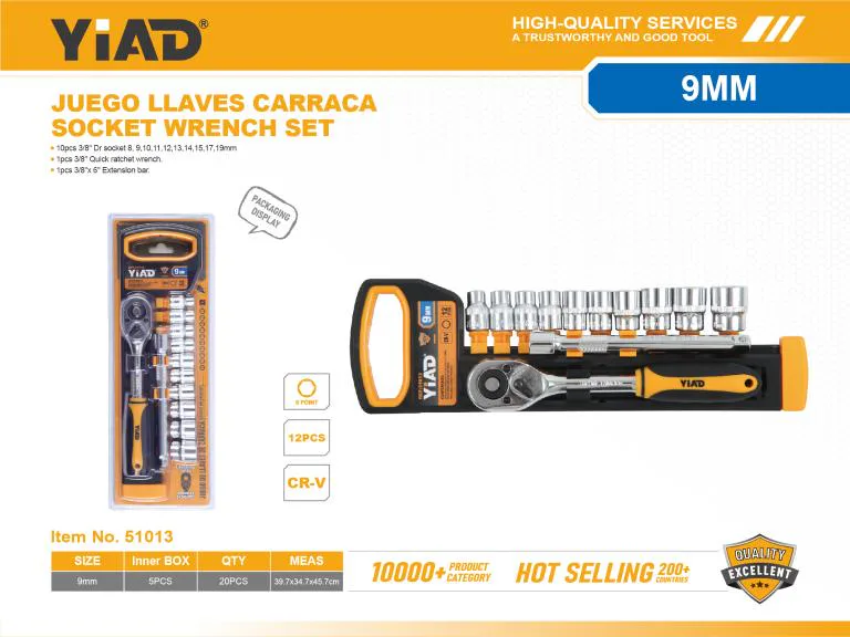 SET NASADNIH KLJUČEVA 9MM 51013