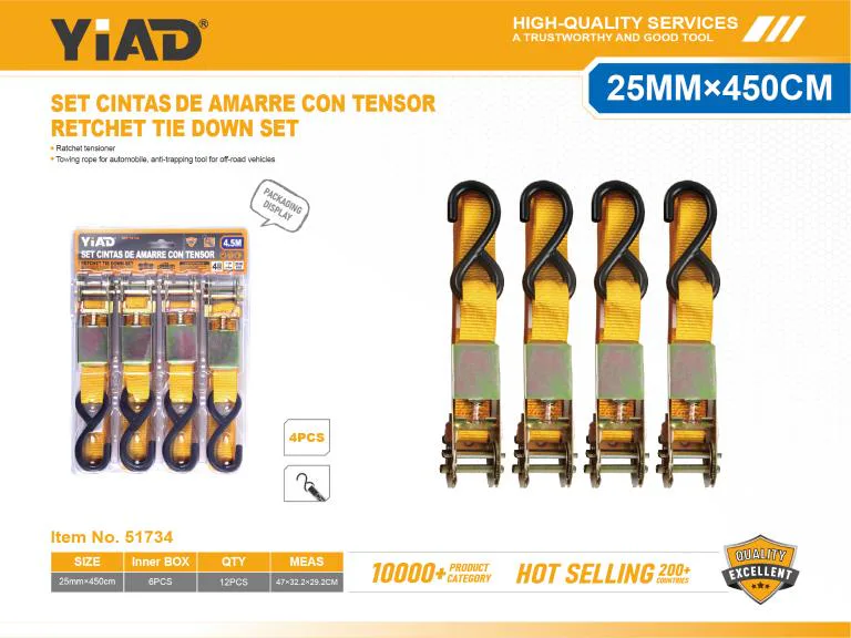 SET ŠPANERA 4/1 25MMX450CM 51734