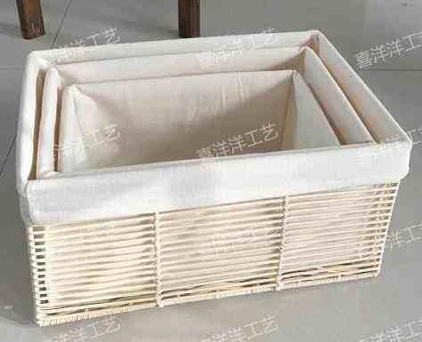 MAKER DEKOR.KORPA PLETENA BEŽ 30X20X14CM MAK1097 56935