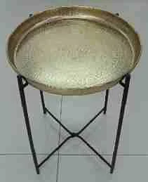 DEKOR STOL GOLD 36X36X36CM MAK1491