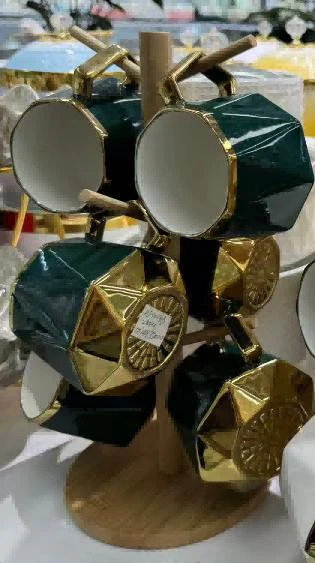 MAKER PORCULANSKI SET ŠOLJICA NA STALKU MAK3381