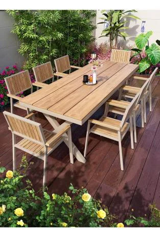 MAKER GARNITURA BAŠTENSKA 180X90X73CM  MAK3434