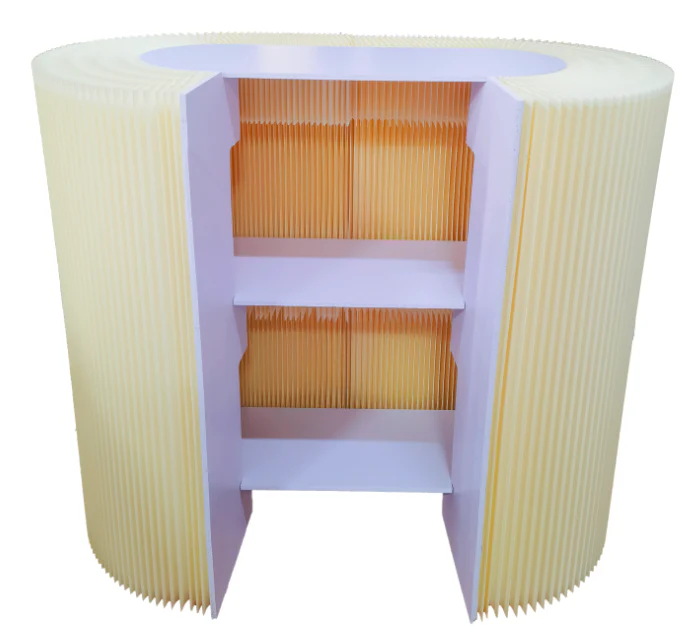DEKORACIJA OD PAPIRA 113X67X98 MAK3478