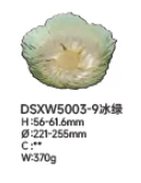 MAKER DEKORATIVNA STAKLENA ZDJELA 6CMX25CM MAK3914