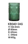 STAKLENE ČAŠE 6/1 12,6CMX8CM MAK3936