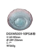 STAKLENA ZDJELA 7CM X 25CM MAK3966